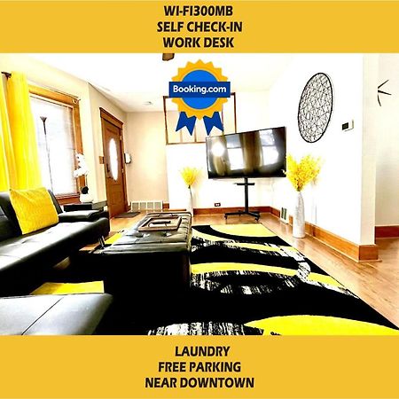 The Amber Retreat - Brooklyn Centre Comfort - Charming Space For Families, Couples & Business Travelers Near Downtown - With 300Mb Wifi, Parking & Self Check-In Cleveland Dış mekan fotoğraf