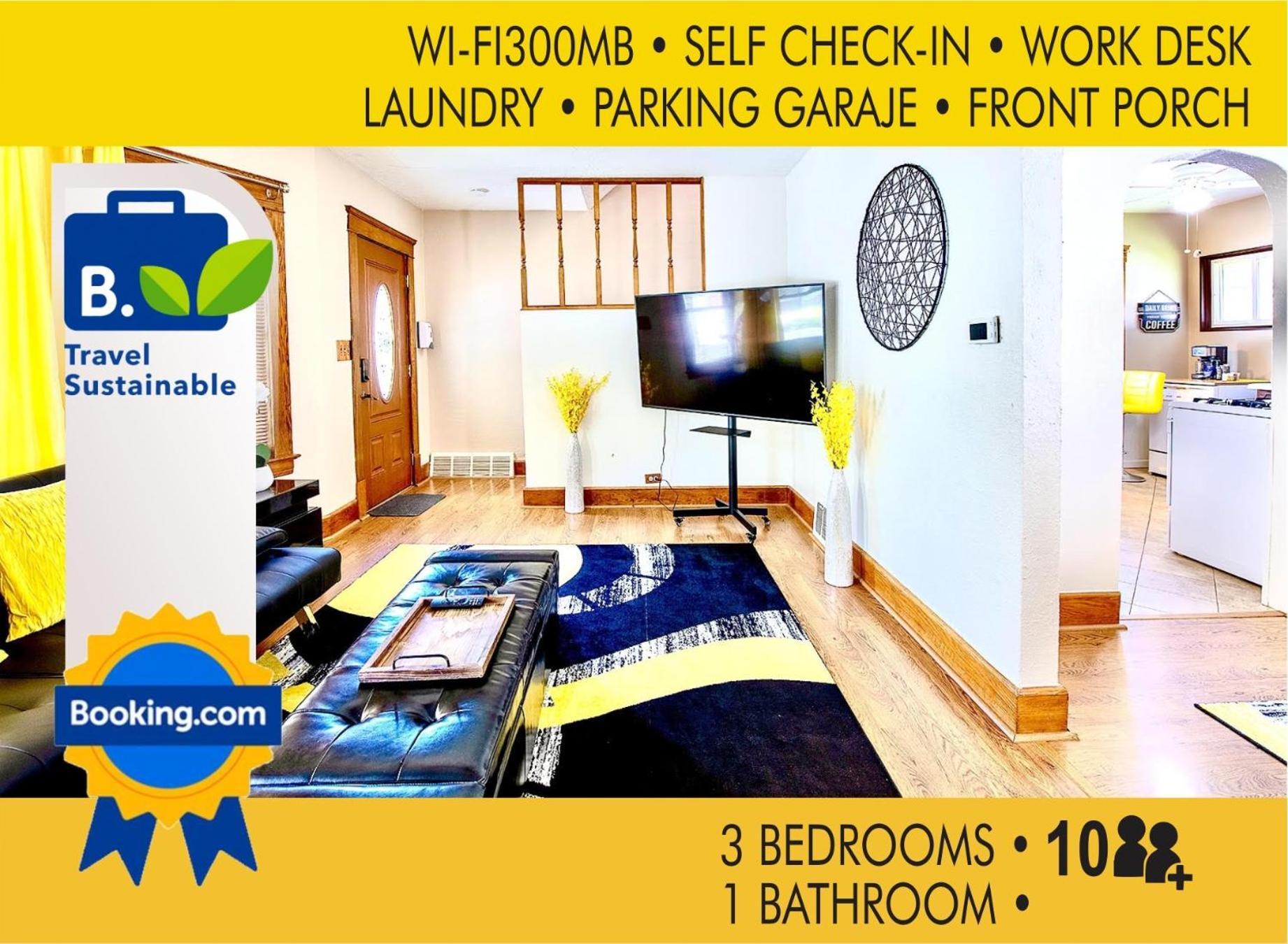 The Amber Retreat - Brooklyn Centre Comfort - Charming Space For Families, Couples & Business Travelers Near Downtown - With 300Mb Wifi, Parking & Self Check-In Cleveland Dış mekan fotoğraf