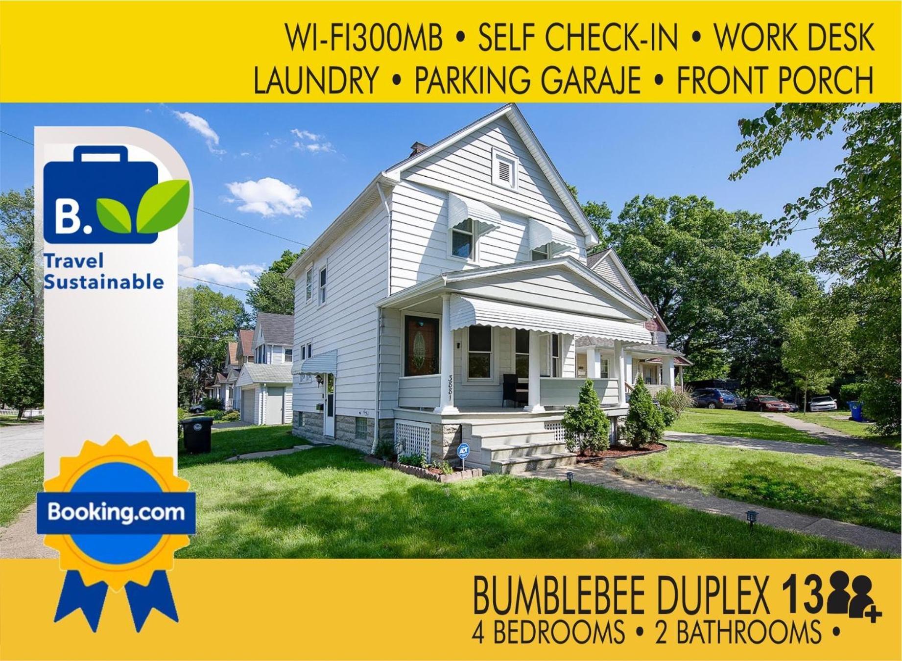 The Amber Retreat - Brooklyn Centre Comfort - Charming Space For Families, Couples & Business Travelers Near Downtown - With 300Mb Wifi, Parking & Self Check-In Cleveland Dış mekan fotoğraf